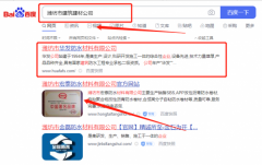 濰坊市*發防水材料有限公司網站排名保證在首頁效果